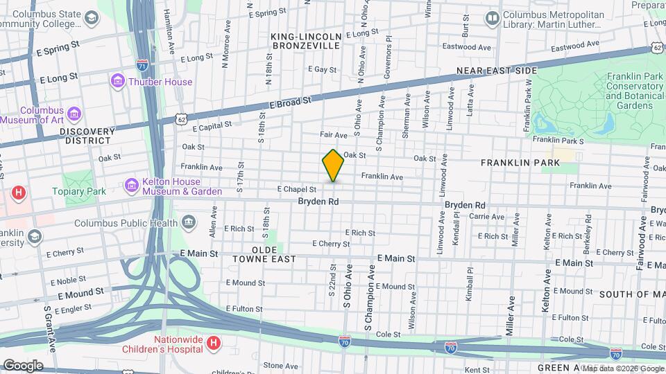 203 S 22nd St Map and Location Details