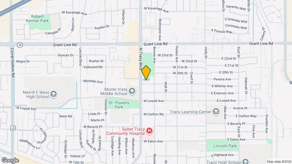 555 W Whittier Ave Map and Location Details