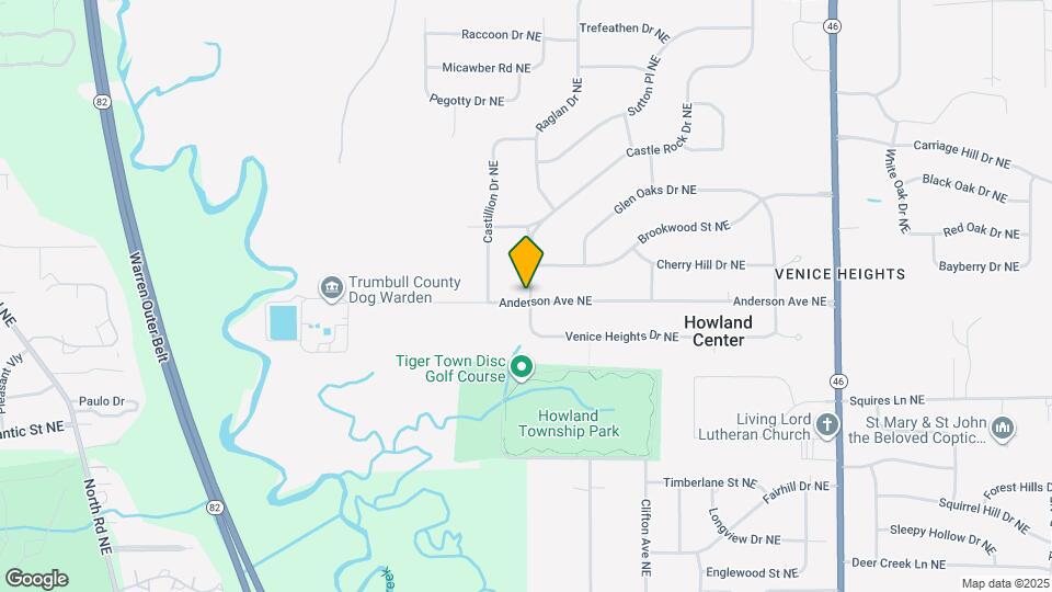 1209 Rosewood Dr NE Map and Location Details