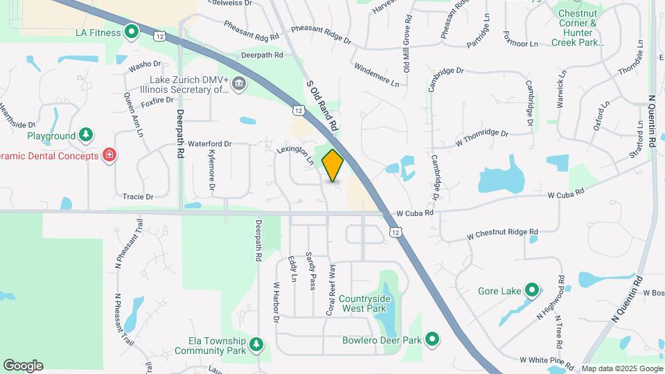 612 Orrington Ct Map and Location Details