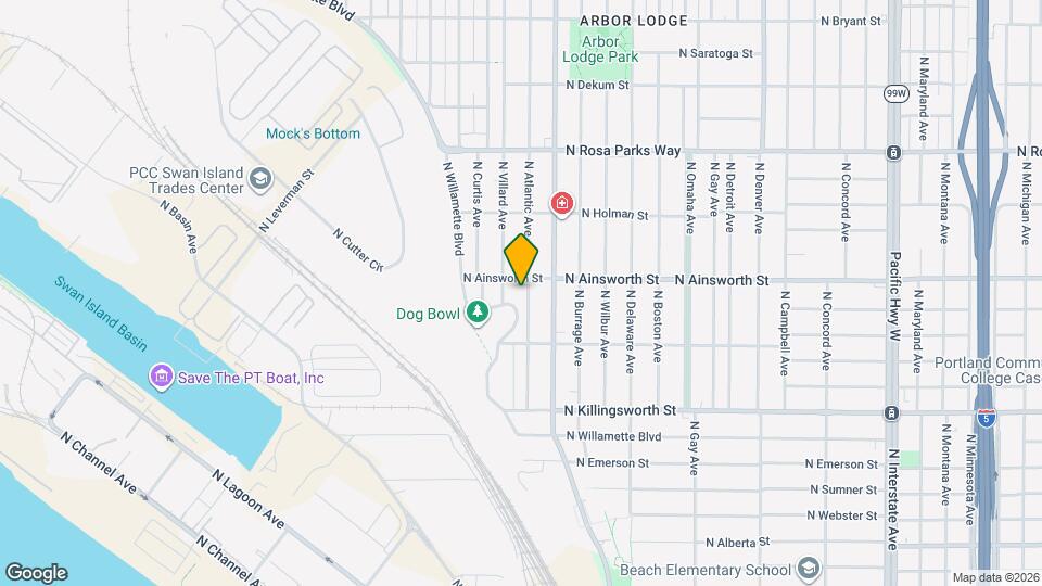 5915 N Atlantic Ave Map and Location Details