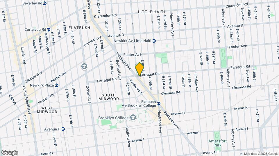 1429 Flatbush Ave Map and Location Details