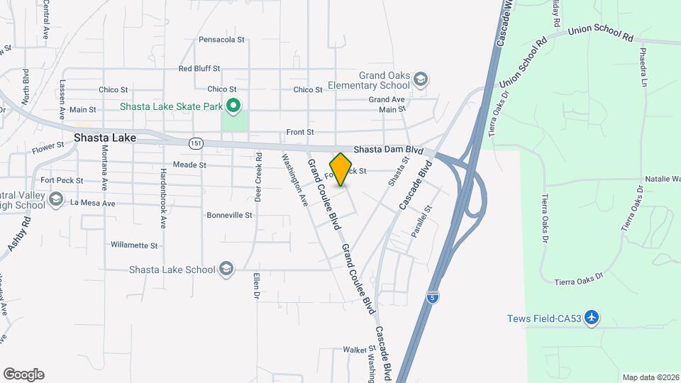 1844 Oregon Ave Map and Location Details