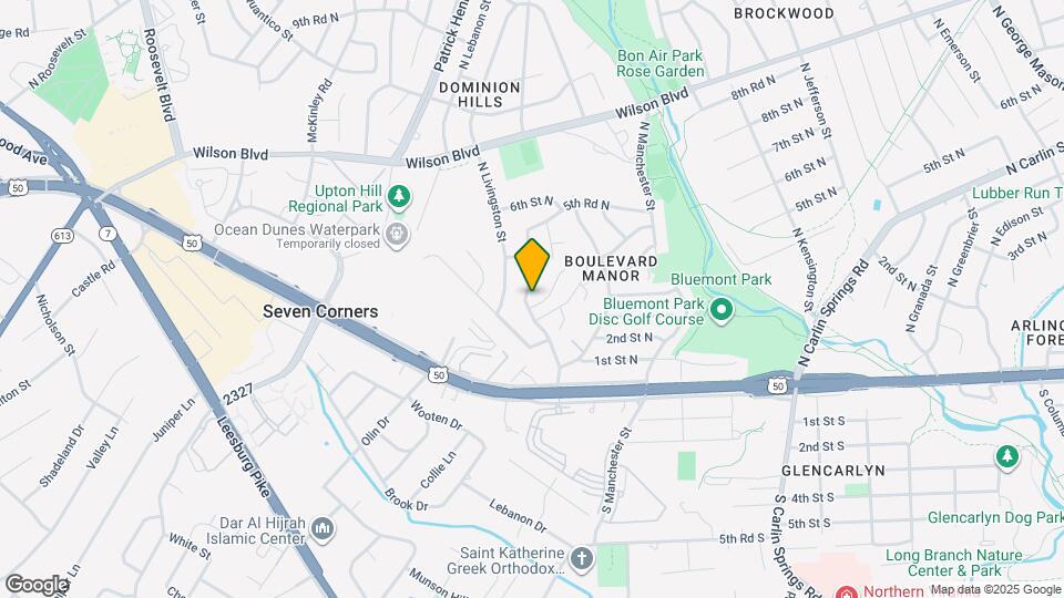 401 N Lombardy St Map and Location Details