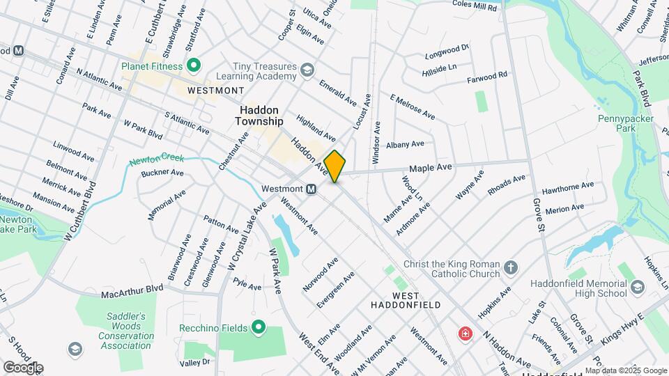 322 Haddon Ave-Unit -APT C Map and Location Details