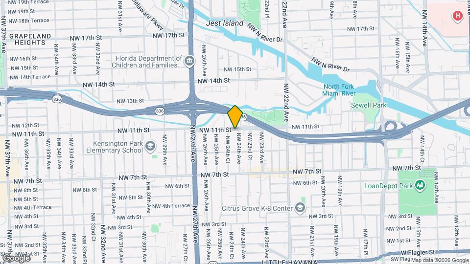 2410 NW 11th St Map and Location Details