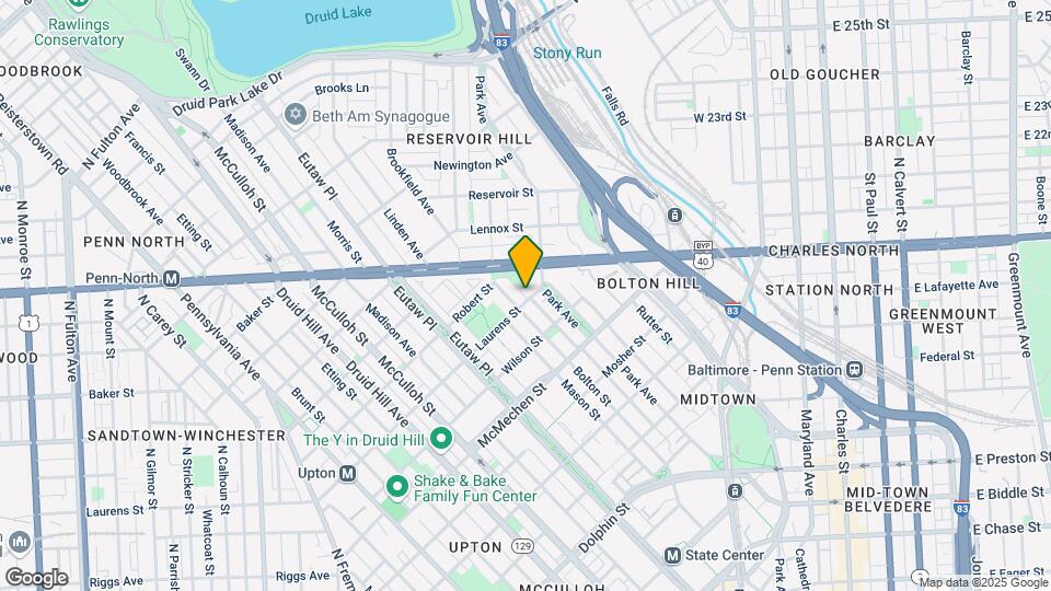 222 Laurens St Mapa y Detalles de la Ubicación