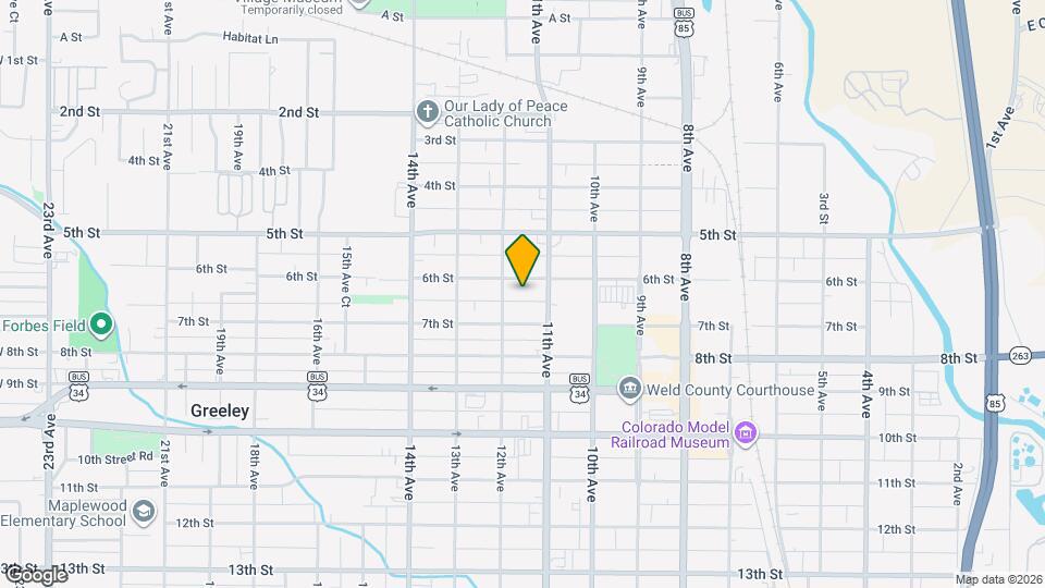 1118 6th St Map and Location Details