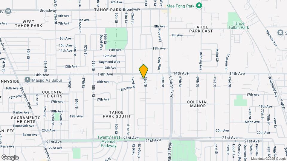 4022 63rd St Map and Location Details