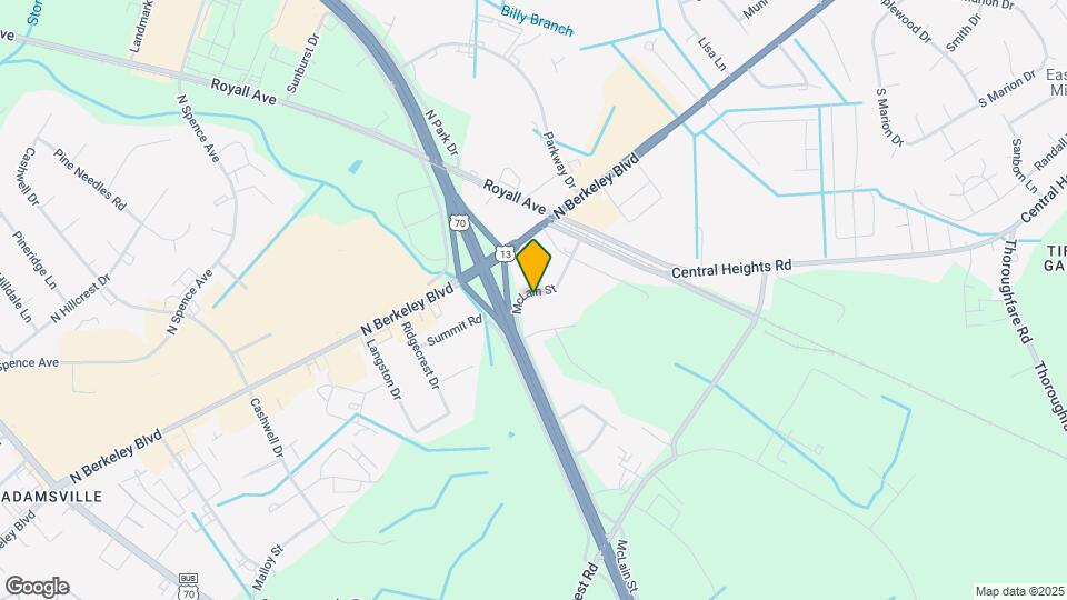 2819 McLain St Mapa y Detalles de la Ubicación