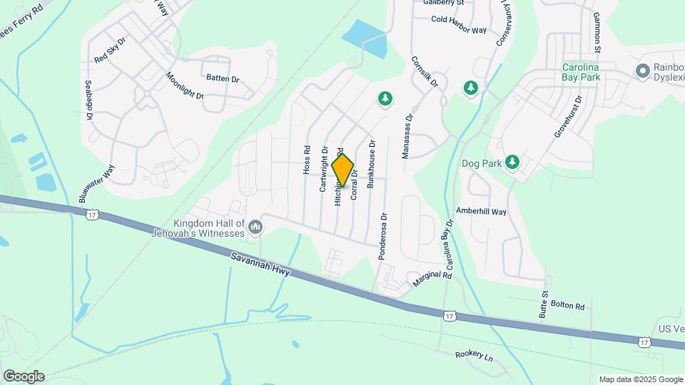 740 Hitching Post Rd Map and Location Details