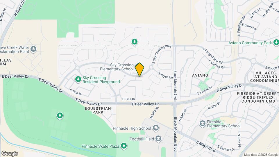 3318 E Los Gatos Dr Map and Location Details
