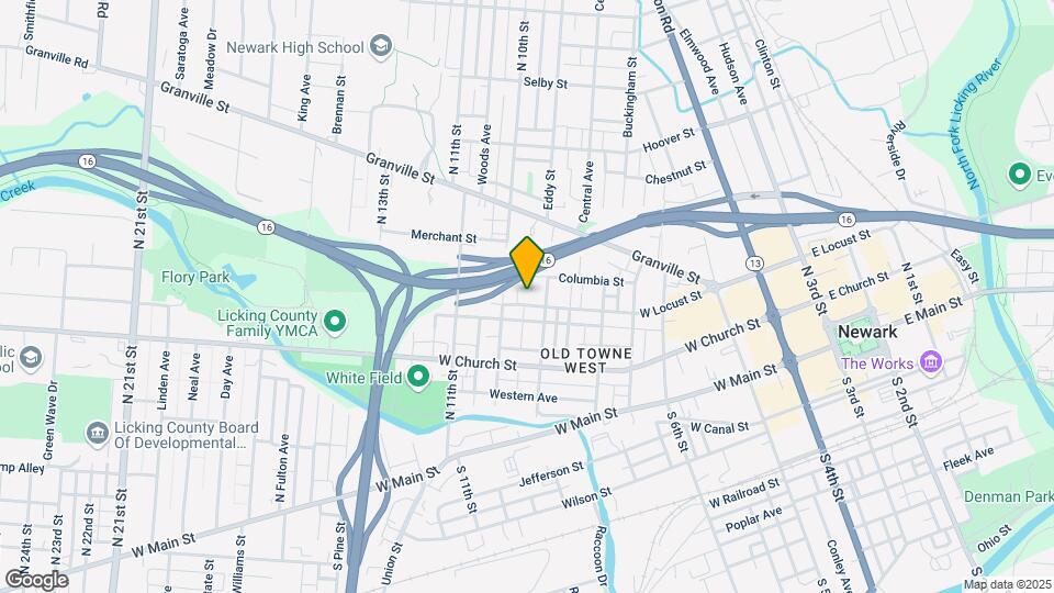 252 W Locust St Map and Location Details