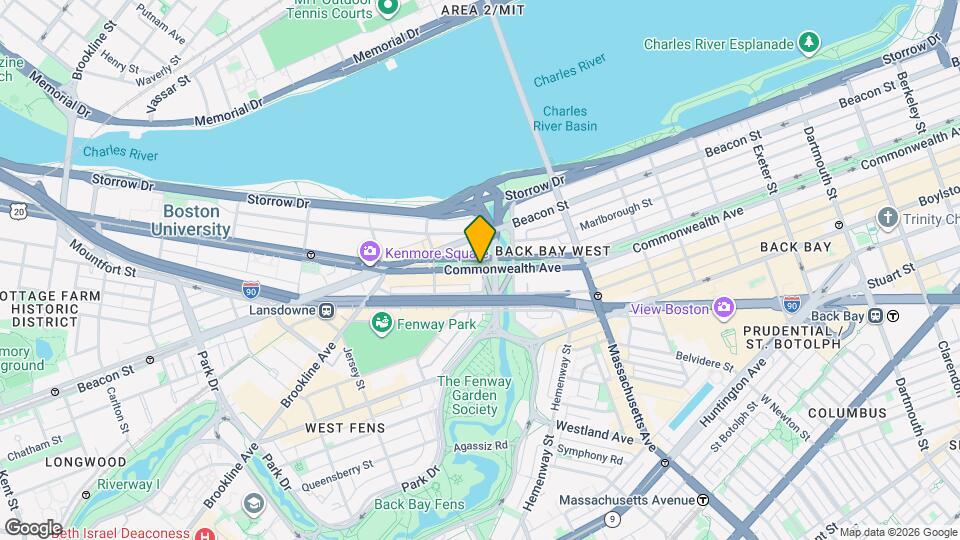 450 Commonwealth Ave Map and Location Details