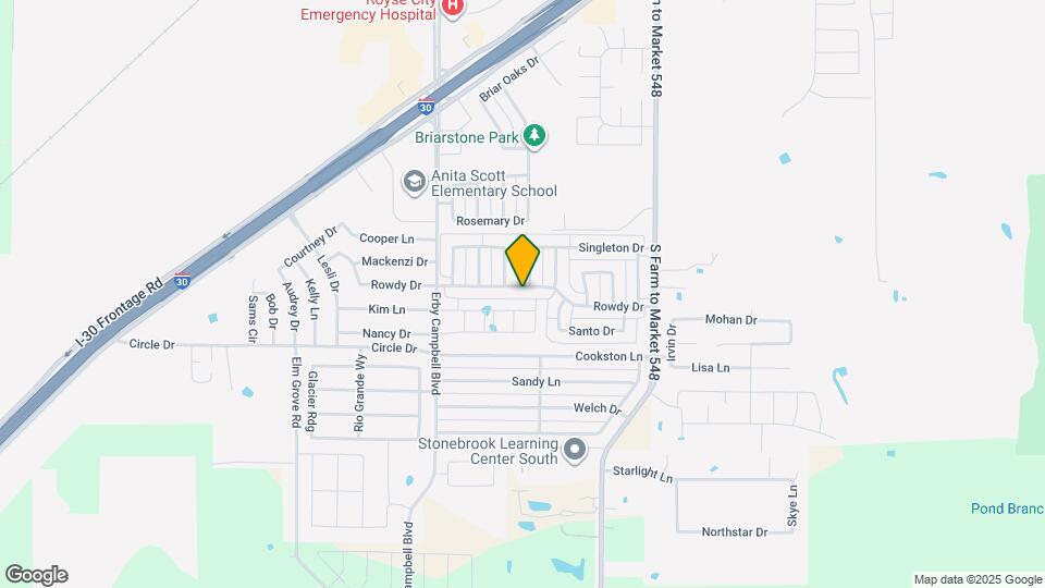 421 Rowdy Dr Mapa y Detalles de la Ubicación