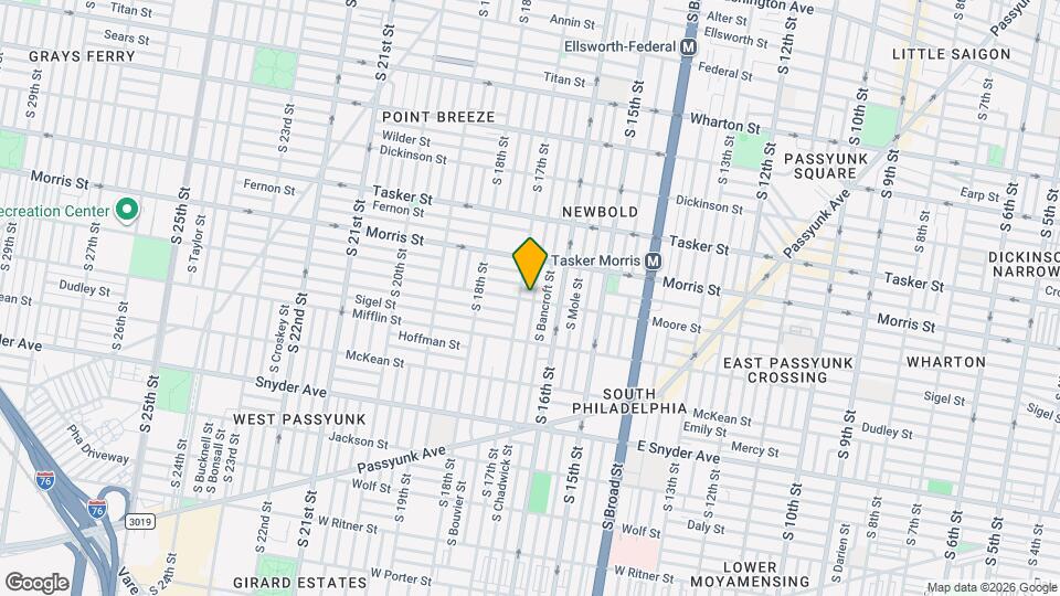 1754 S Chadwick St Map and Location Details