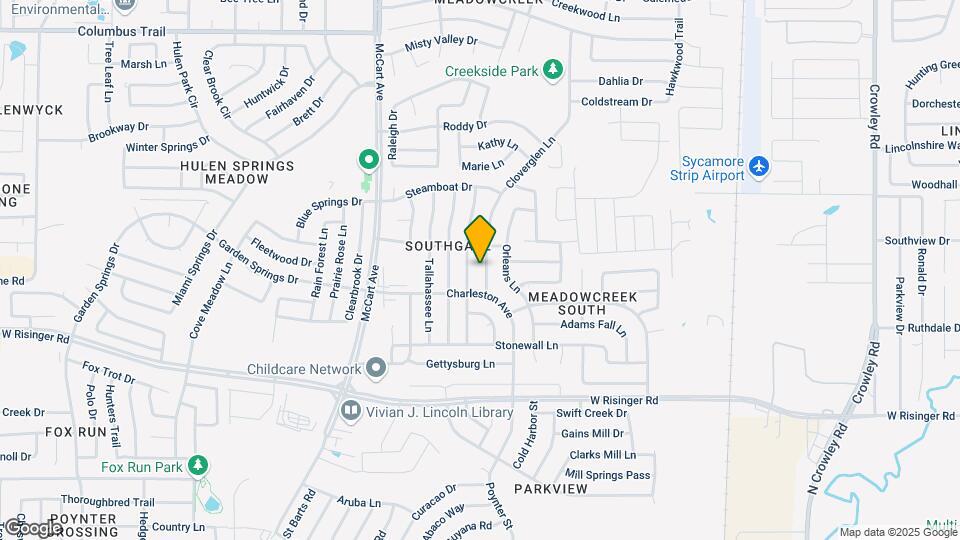 8420 Cloverglen Ln Map and Location Details