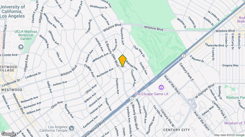 1426-1432 S Beverly Glen Blvd Map and Location Details