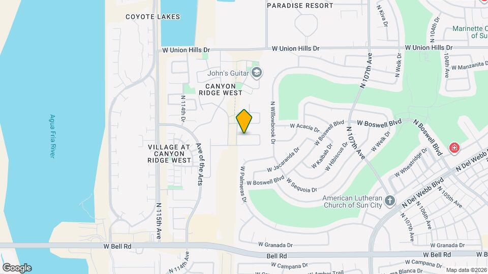 11173 W Madeline Christian Ave Mapa y Detalles de la Ubicación