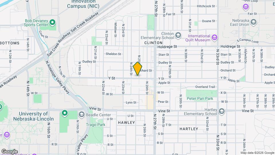 1105 N 25th St Map and Location Details