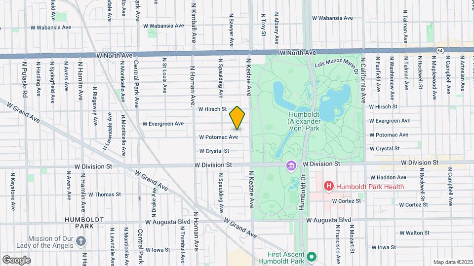 3226 W Potomac Ave Map and Location Details
