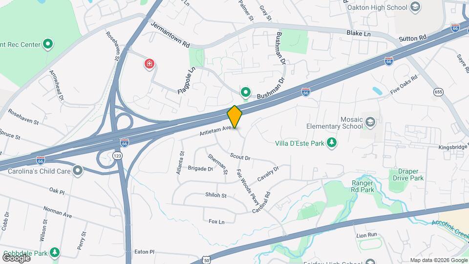10207 Antietam Ave Map and Location Details