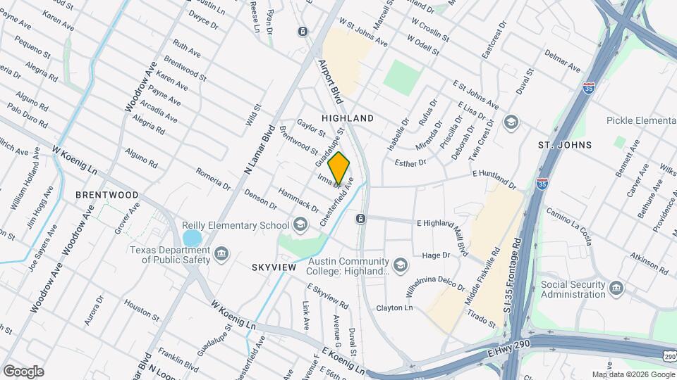 303 Irma Dr Map and Location Details