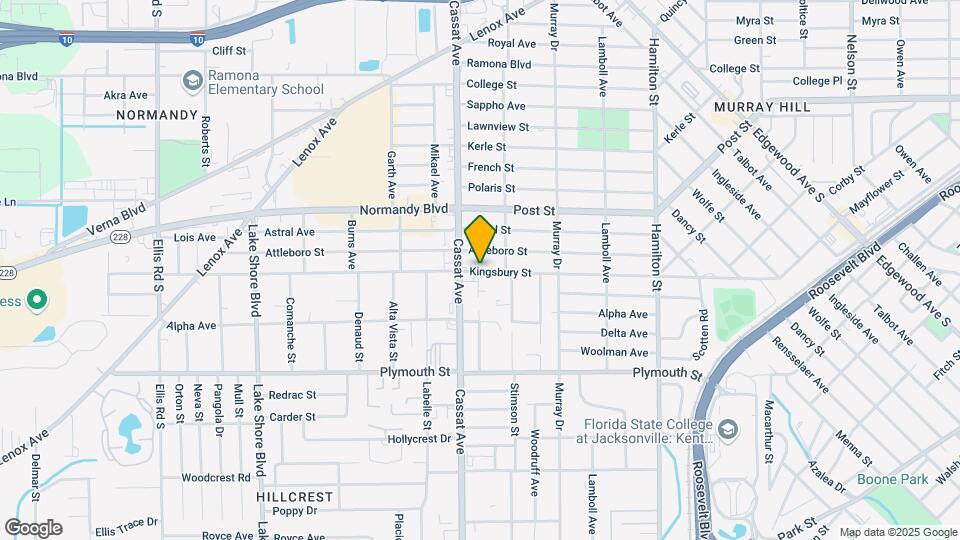 4833 Kingsbury St Map and Location Details