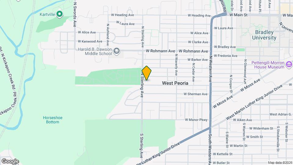 2419 W Ayres Ave Mapa y Detalles de la Ubicación