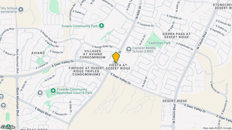 21842 N 40th Pl Map and Location Details