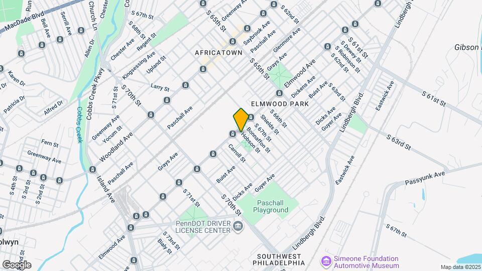 2514 Hobson St Map and Location Details