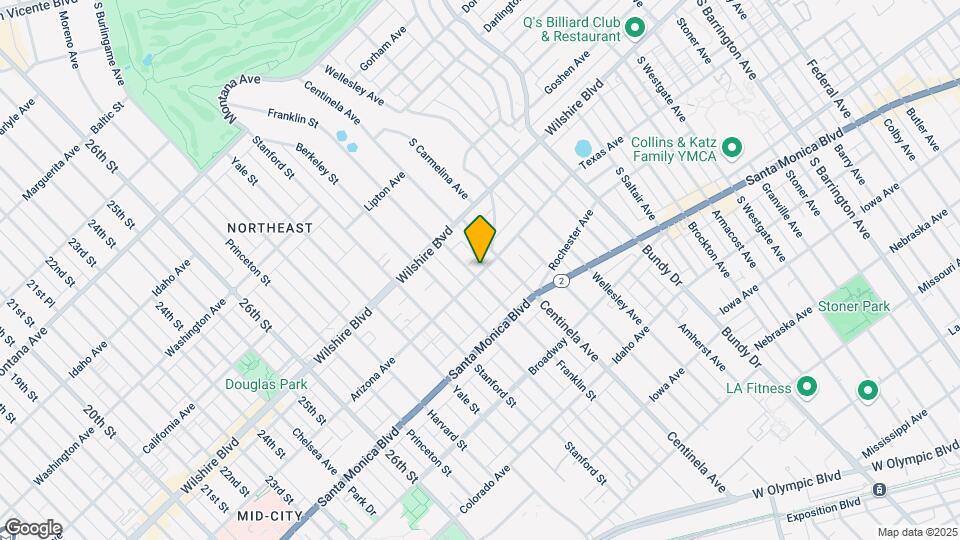 1253 Franklin St Map and Location Details