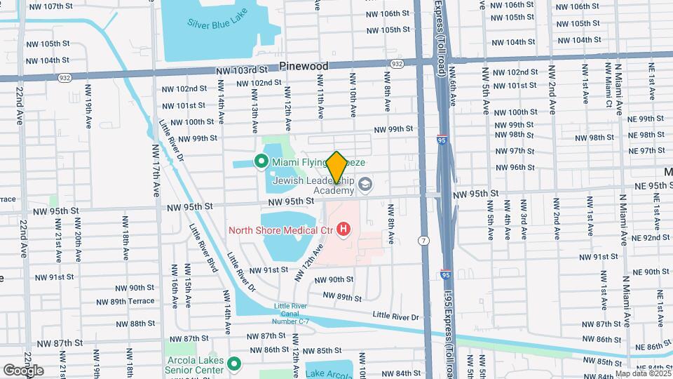 1070 NW 95th Ter Map and Location Details