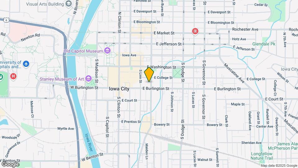 225 S Gilbert St Map and Location Details