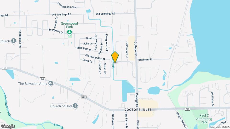 1842 Dartmouth Dr Map and Location Details
