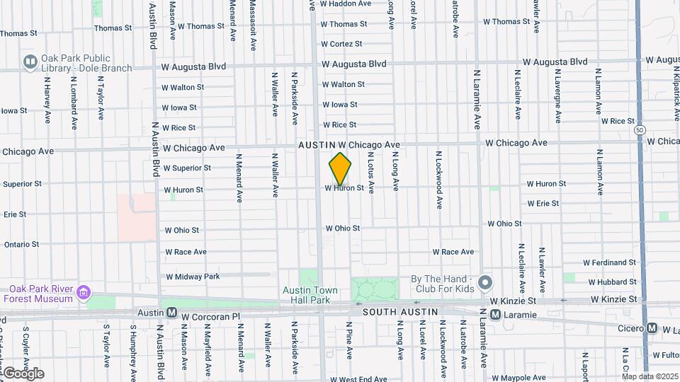 654 N Pine Ave Map and Location Details