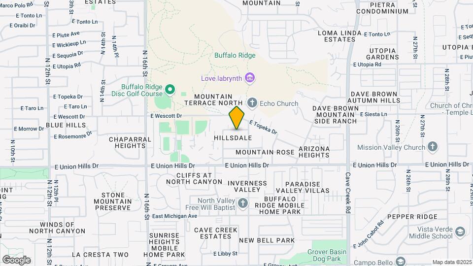 1949 E Morrow Dr Map and Location Details