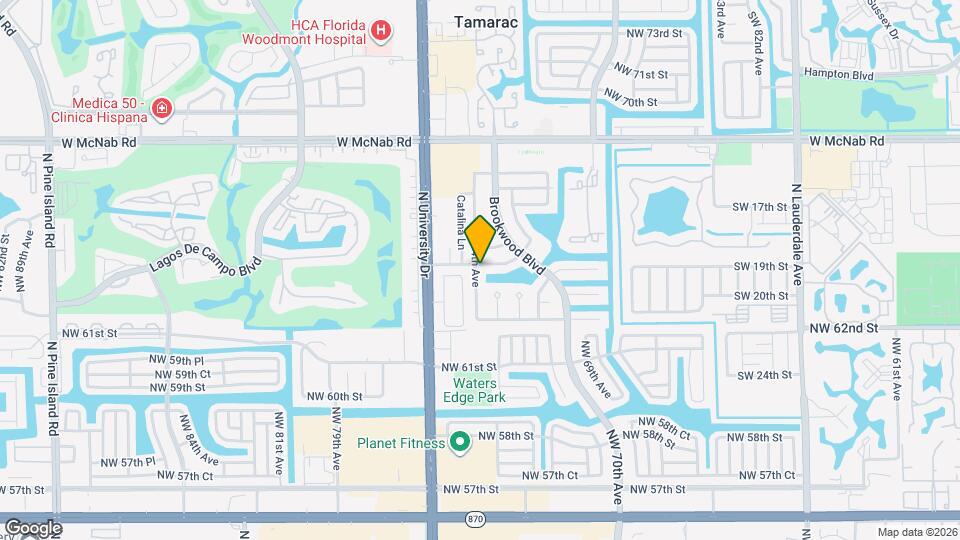 6316 NW 74th Ave Map and Location Details