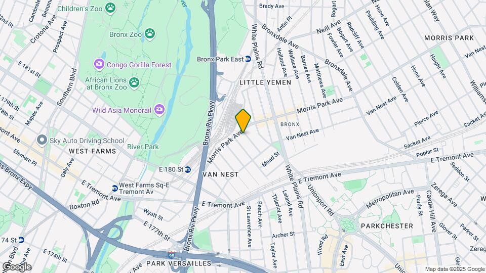 1751 Fillmore St Map and Location Details