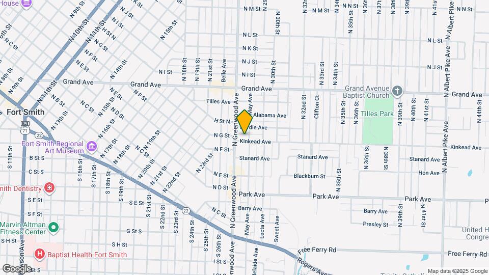 2717 Kinkead Ave Map and Location Details
