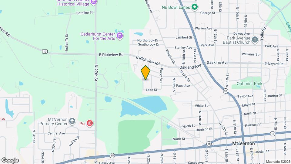 714 Columbia Ave Map and Location Details