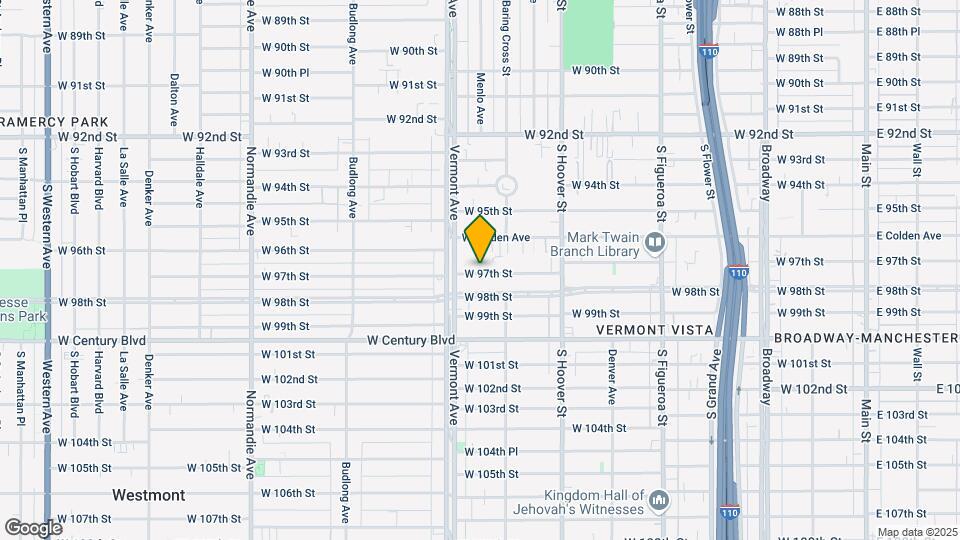 831 W 97th St Map and Location Details