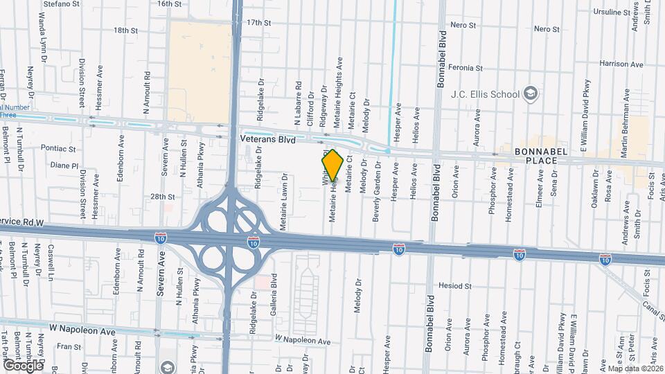 2712 Metairie Heights Ave Mapa y Detalles de la Ubicación