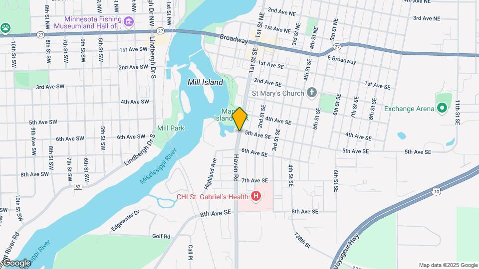 601 1st St SE Map and Location Details