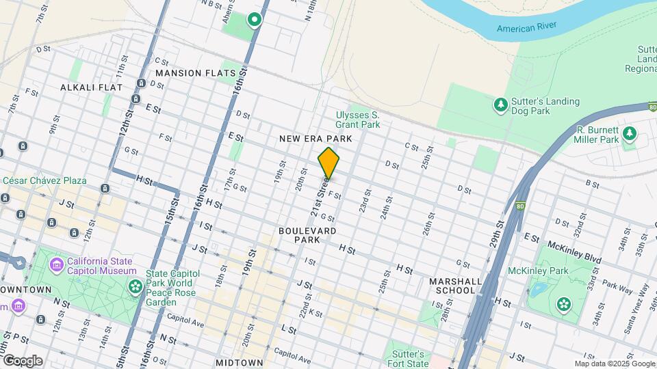 521 21st St Map and Location Details