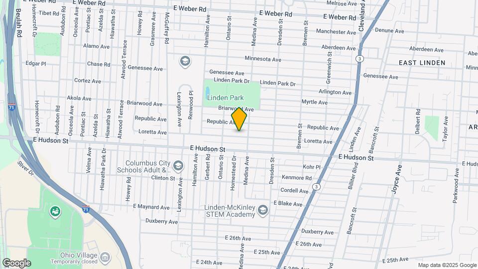 1308 Loretta Ave Map and Location Details