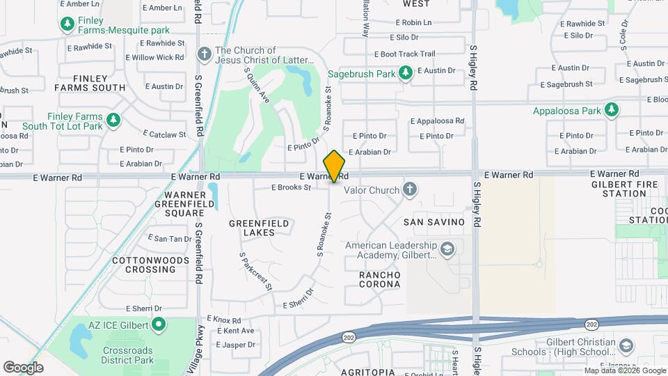841 S Roanoke St Map and Location Details