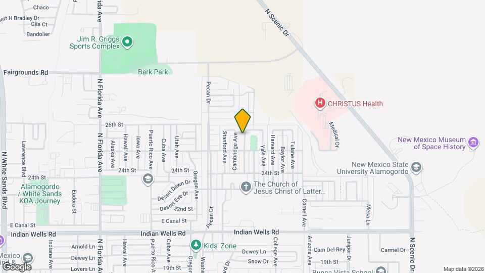 Three Bedroom Home with Bonus Room Map and Location Details