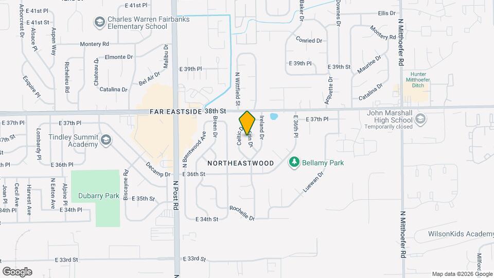 3704 Erin Dr Map and Location Details