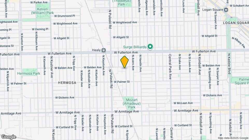 2246 N Springfield Ave Map and Location Details